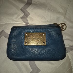 Michael Kors Blue Leather Coin Purse
